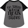 No Tricks, Just Treats Pet Raglan Shirt-2