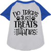 No Tricks, Just Treats Pet Raglan Shirt-3