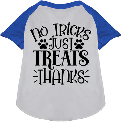 No Tricks, Just Treats Pet Raglan Shirt-3