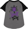 Put a Spell on You Pet Raglan Shirt-2