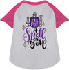 Put a Spell on You Pet Raglan Shirt-4