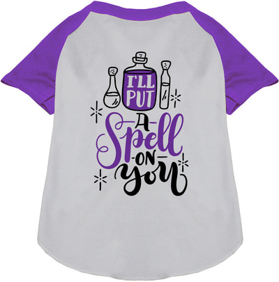 Put a Spell on You Pet Raglan Shirt-0