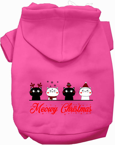 Meowy Christmas Pet Hoodie-4