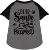 I was Framed! Pet Raglan Shirt-2