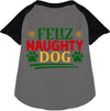 Feliz Naughty Dog Pet Raglan Shirt-2