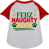 Feliz Naughty Dog Pet Raglan Shirt