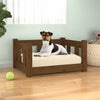 vidaXL Dog Bed Rectangular Modern Wooden Dog Couch Pet Bed Solid Wood Pine-13