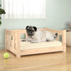 vidaXL Dog Bed Rectangular Modern Wooden Dog Couch Pet Bed Solid Wood Pine-10