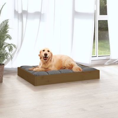 vidaXL Dog Bed Dog Sofa Bed Couch Pet Bed with Wooden Frame Solid Wood Pine-2