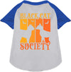 Black Cat Society Pet Raglan Shirt-2