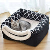 Detachable Soft Kennel Cat Bed Breathable Cat Pet Cave House Sleeping Bag Mat Pad Tent Pets Winter Warm Cozy Beds 11 Colors-0