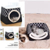 Detachable Soft Kennel Cat Bed Breathable Cat Pet Cave House Sleeping Bag Mat Pad Tent Pets Winter Warm Cozy Beds 11 Colors-4