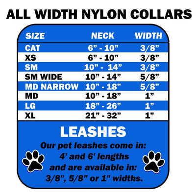 Pet Dog & Cat Nylon Collar or Leash, "Lava Lamp"-1