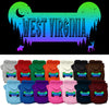 Pet Dog & Cat Screen Printed Hoodie for Medium to Large Pets (Sizes 2XL-6XL), "West Virginia Mountain Shades"-0